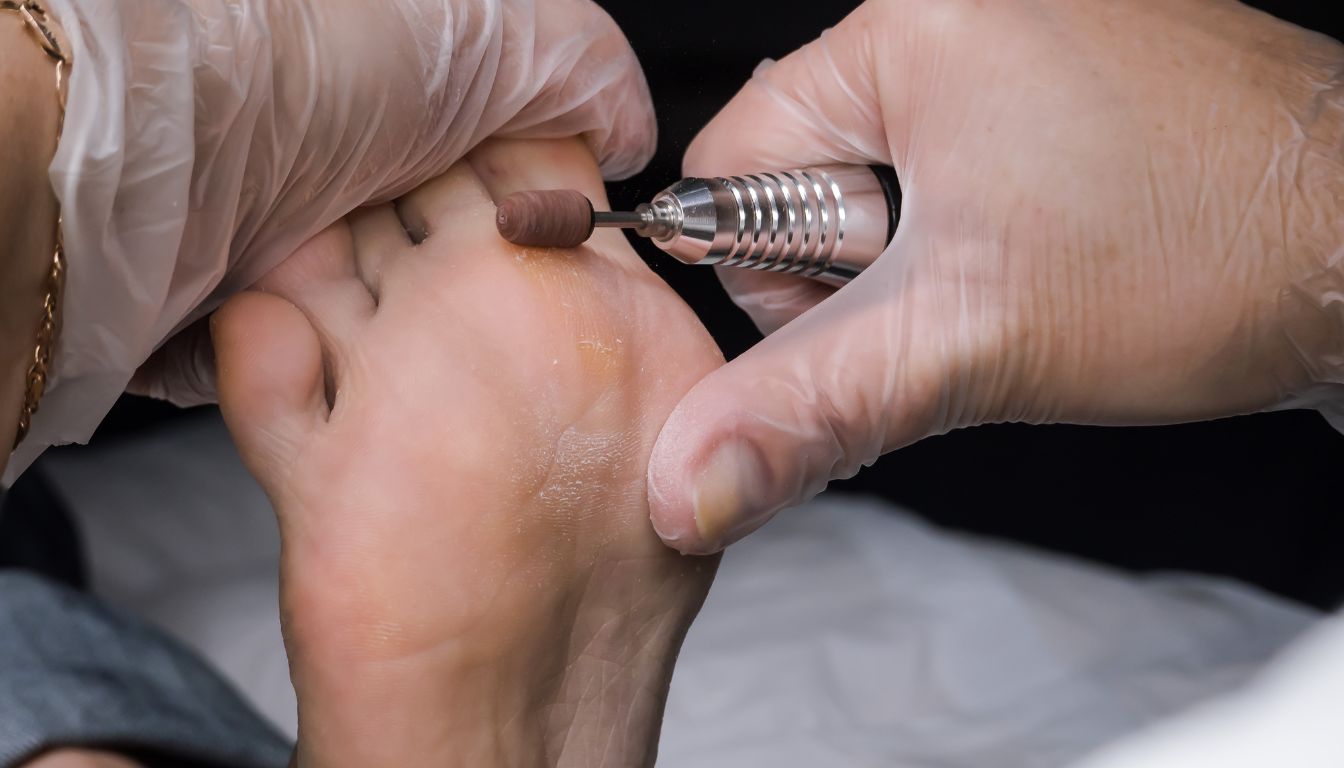 bolący odcisk na stopie