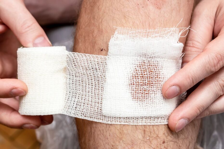 Rany cukrzycowe na łydkach