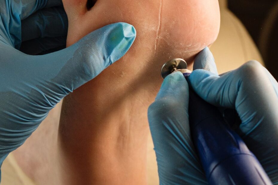 Odciski na śródstopiu