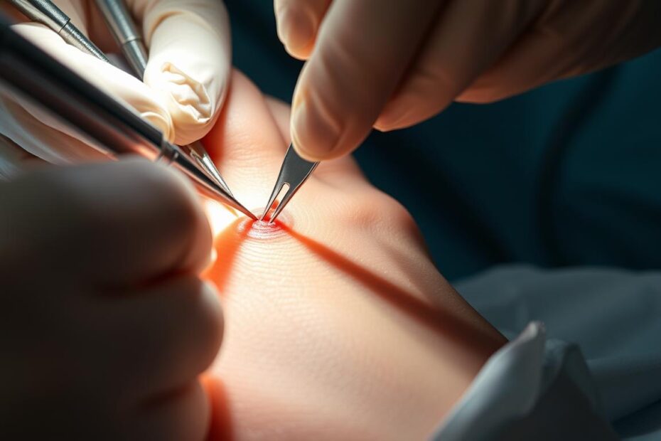 Chirurgiczne usuwanie kurzajek