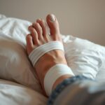 Jak spać po operacji haluksa – pozycje i ochrona stopy Jak spać po operacji haluksa