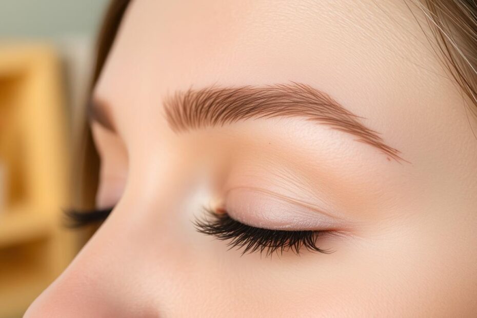 Gojenie strupki po makijażu permanentnym brwi